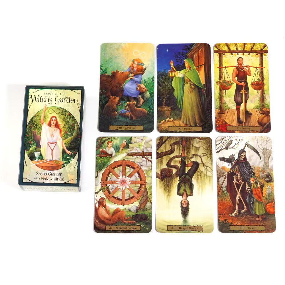 Party Games Entertainer - Karty Tarota Witch's Garden Wysokiej jakości