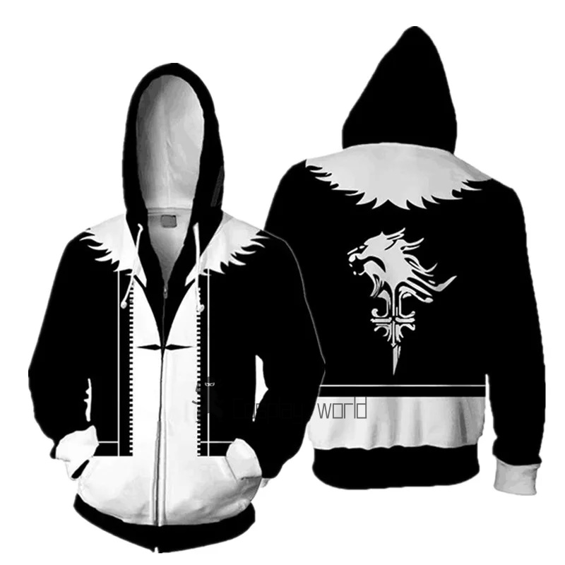 Party Games Kit - Bluza z kapturem Final Fantasy Cosplay,