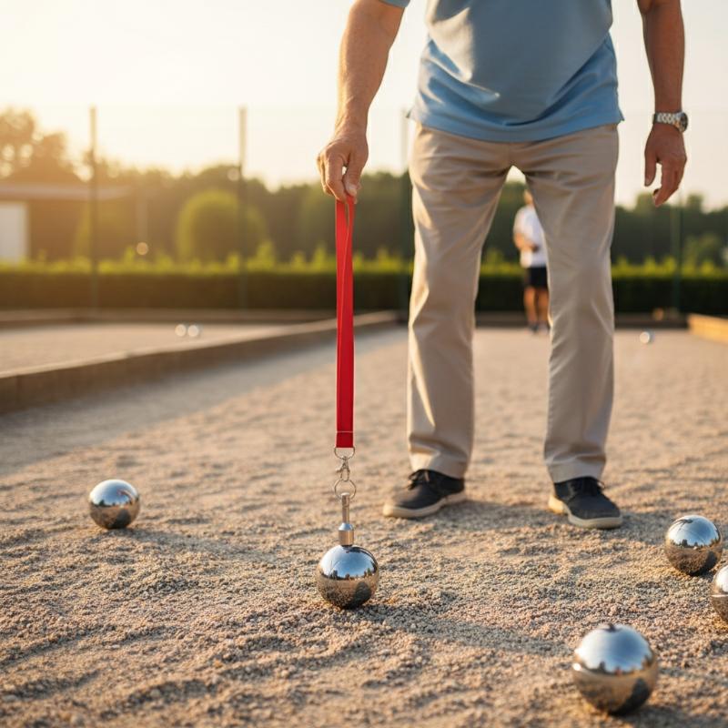 Bocce Ball Lawn - Przenośny magnetyczny zbierak do piłek bocce,