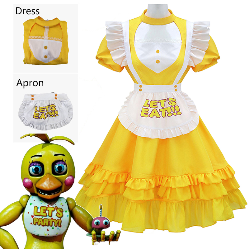 Party Games Girls Night - Kostiumy do cosplayu Toy Chica z