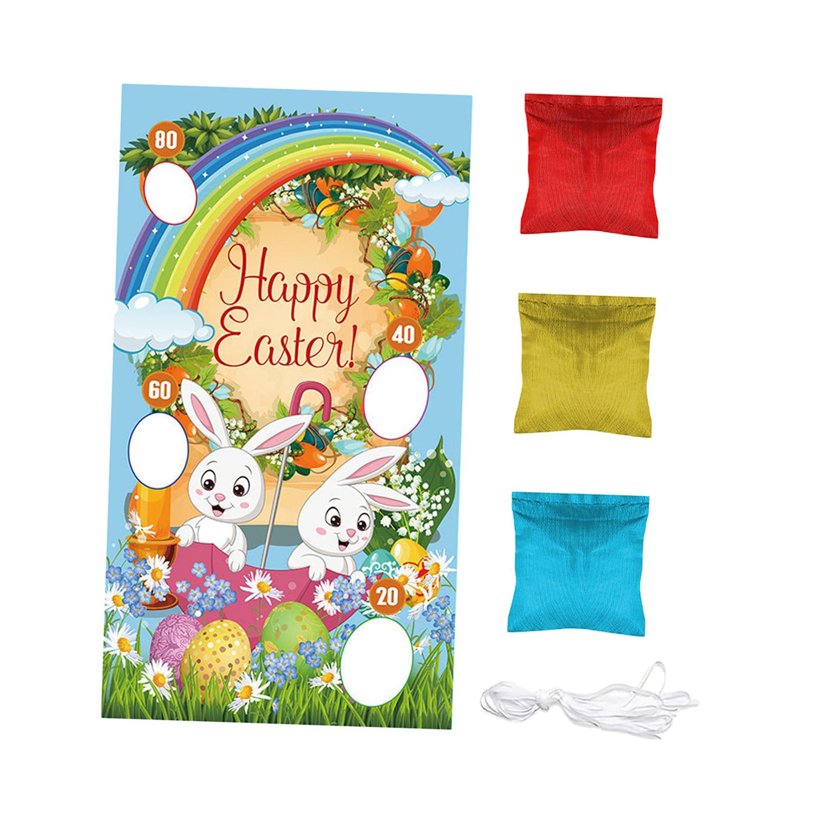 Party Games Easter For Family - Gra w rzucanie, baner dekoracyjny na
