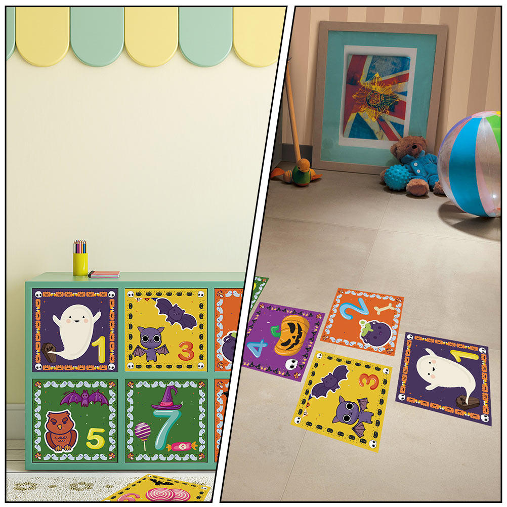 Party Games Simple - Naklejki podłogowe Hopscotch PVC Trwałe Do