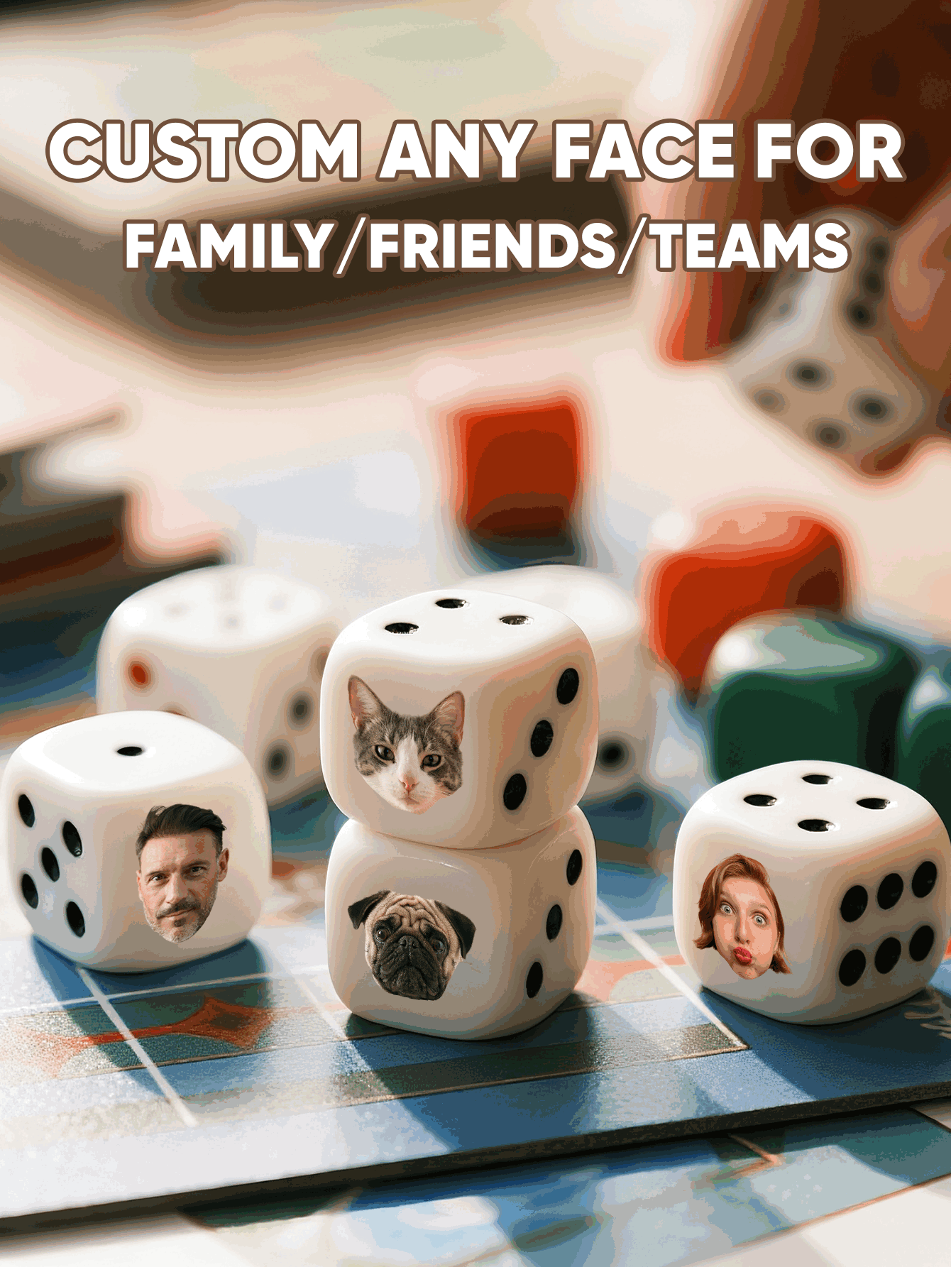Kostki z własnym zdjęciem, per – Party Family Games recenzja i cena