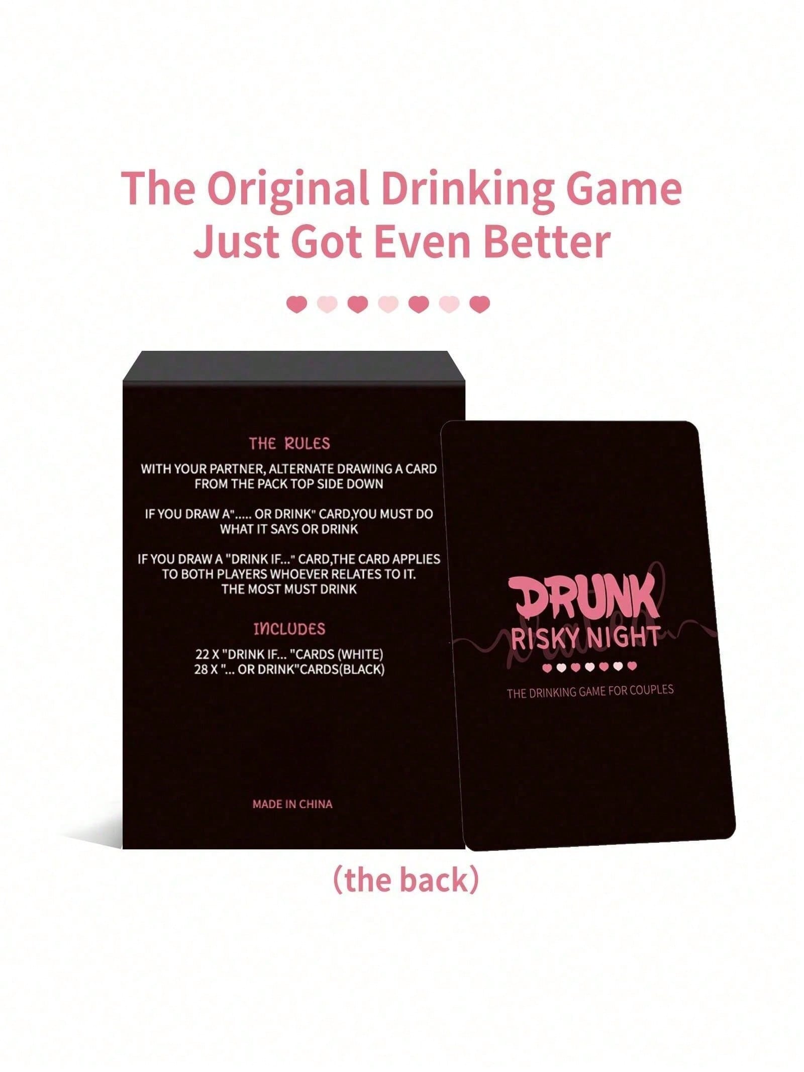 Drunk Risky Night Card Game, z – Party Games Night recenzja i cena