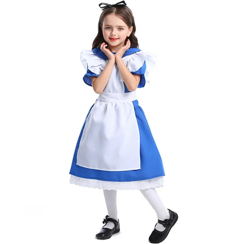 ⭕️ ⭐️ ⭕️   Niebieska sukienka  – Party Games Alice In Wonderland recenzja i cena