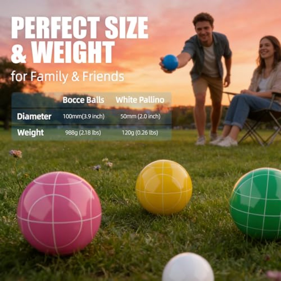 Zestaw do bocce na trawnik i p – Bocce Ball Lawn recenzja i cena